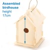 Baker Ross EF665 Wooden Birdhouse Kits (Pack Of 2) For