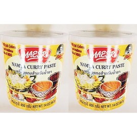 Namya Curry Paste, Thai Cooking Paste, 14 oz, Pack of 2