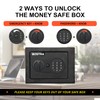 Bostra Fireproof Safe Box with Sensor Light & Fireproof Bag,