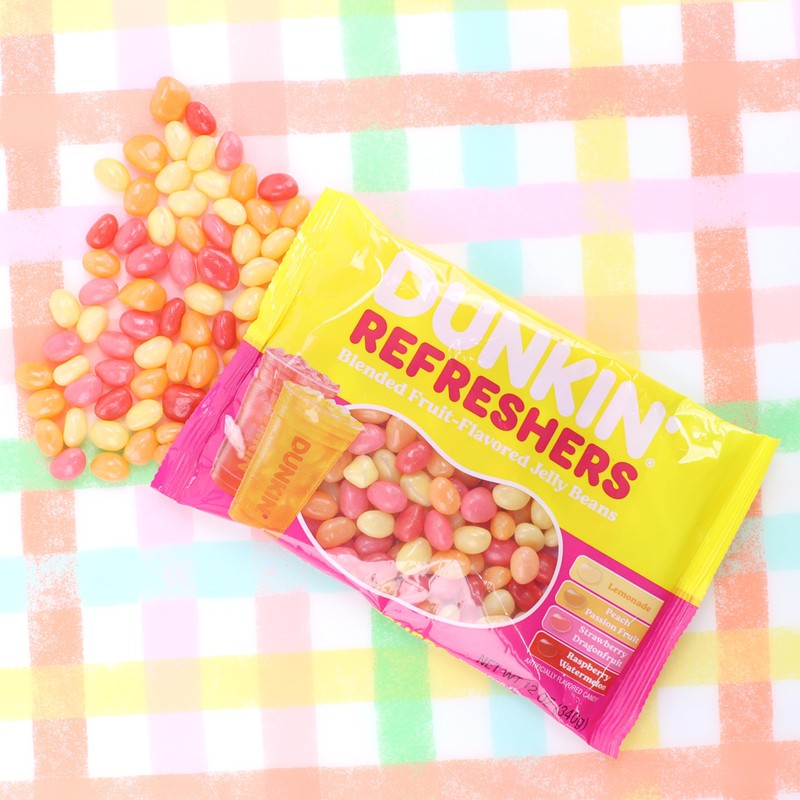 Dunkin' Refreshers Fruit-Flavored Jelly Beans, Assorted Flavors, 2 Pack Candy