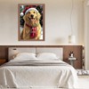 SENQAO Golden Retriever Framed Paint by Numbers Kit for Adults