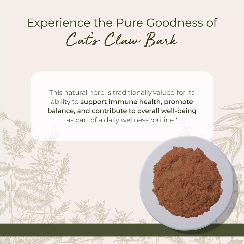 Starwest Botanicals Cat's Claw Bark Powder Wildcrafted - Dried Cat's