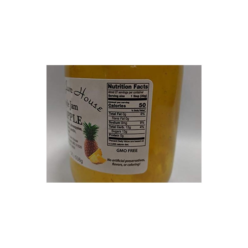 Homestyle Pineapple Jam - One Pint - Grandma's Jam House