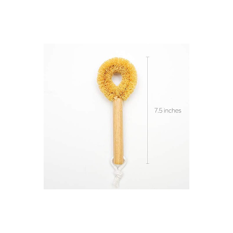 Tawashi a Kitchen Scrub Brush with Handle for Dish, Pan,