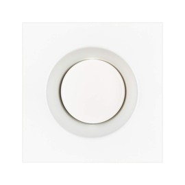 calimaero® TVQA 100 mm Exhaust Air Disc Valve Square Ventilation Valve