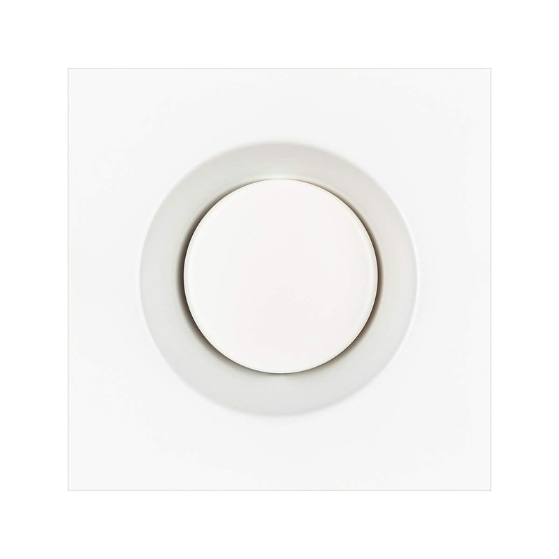 calimaero® TVQA 100 mm Exhaust Air Disc Valve Square Ventilation