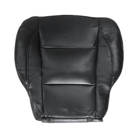 NLQR Front Driver Bottom Replacement Seat Cover Dark Gray Microfiber Leather Compatible with Nissan Titan 2005 2006 2007 2008 2009 2010 2011 2012 2013 2014 2015