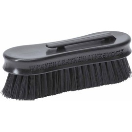 Weaver Leather Livestock Small Pig Face Brush Black, 1-1/2" x 5"