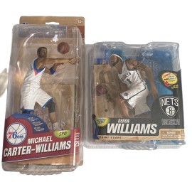 McFarlane Toys Deron Williams Brooklyn Nets McFarlane & Michael Carter Williams Figurines Set