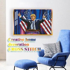 ROSTITCH 5D Diamond Painting Kits for Adults Beginners,Win！Win！ Diamond Art Kit, DIY Full Round Drill Diamond Dot Gem Art Kits for Adults,Home Wall Decor 16x12 Inch (Z72030)