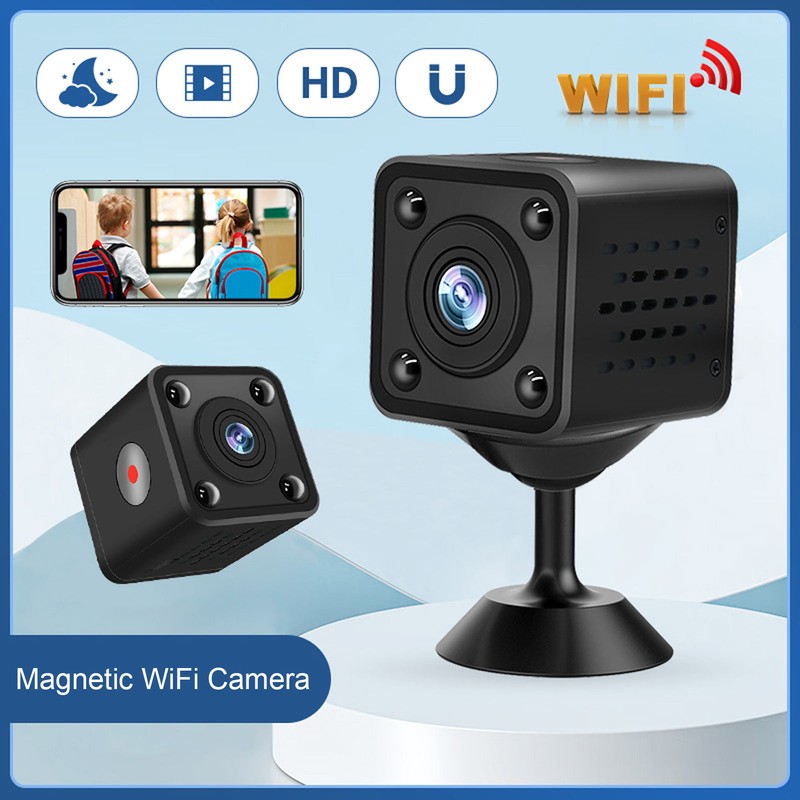 Indoor Magnetic Camera Micro USB 300mAh WiFi 1080P HD Night