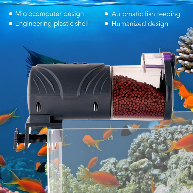 Automatic Fish Feeder Intelligent Electric Timer Fish Food Dispenser for