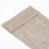WedDecor Beige String Curtains Glitter Fringe Panel Fly Screen Room
