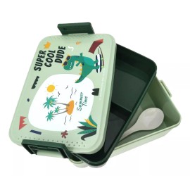 Lecute Lonchera 2 Pisos Escolar Oficina Lunch Kawaii Libre Bpa