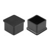 sourcing map Rubber Furniture Caps 30mm x 30mm Square Shaped