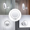 10X Magnifying Makeup Mirror With Lights Portable LED Lighted Cosmetic