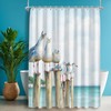 SUMGAR Beach Shower Curtain for Bathroom, Seagull Ocean Theme Shower