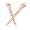 250Pcs Horseshoe Nails Copper Plated Rustproof Equestrian Riding Equipment Pet