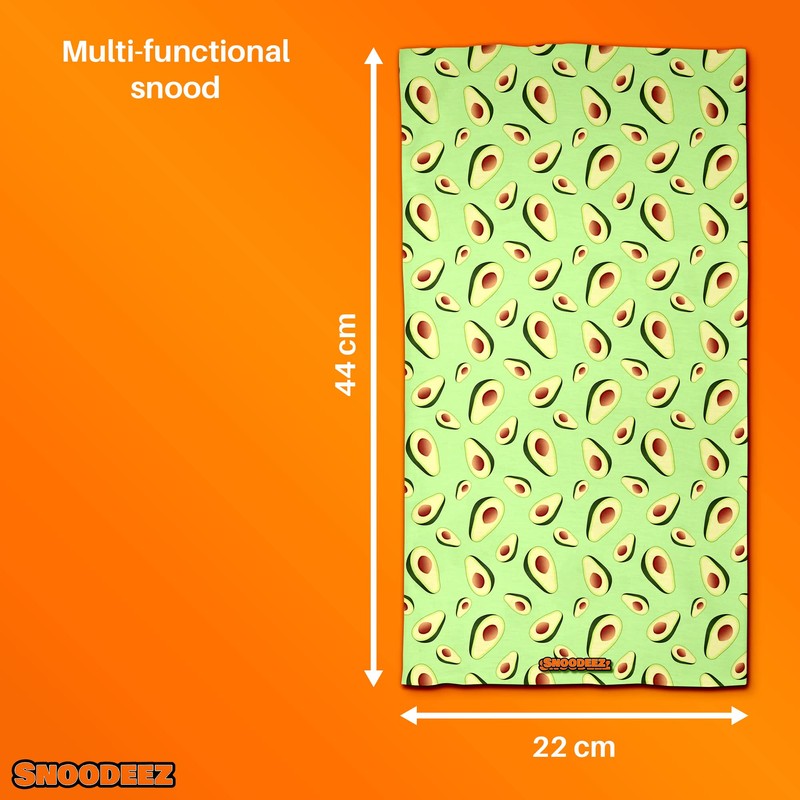 Kids Avocado Multifunctional Snood Headwear Hat (Green, One Size)