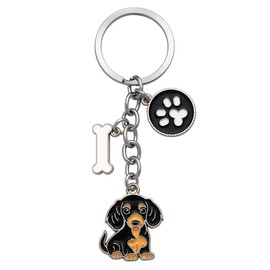 Dog Dachshund Keychain Gifts for Women Men Cute Dog Paw Keychains Charms for Handbags Puppy Dachshund Mom Dad Gifts for Birthday Christmas Pet Theme Related Gift