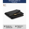 Lederhand iSlim XL - Carbon Leather Wallet with Money Clip