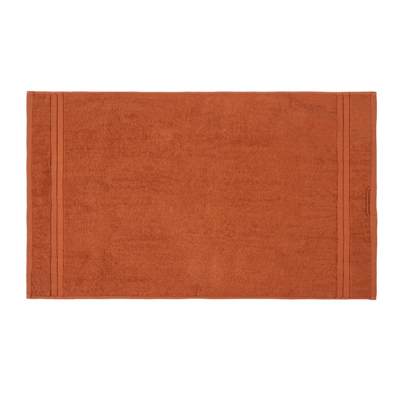 Brentfords 100% Cotton Hand Towels Burnt Orange, Super Soft Feel