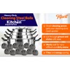 Topest Stainless Steel Scourer |12 Pack | Dish Washing Up