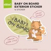 Baby on Board Car Sign - Scandi Design Baby on