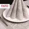 Fato - Trockene Papierservietten, Airlaid, Textileffekt, Packung mit 50 Servietten,