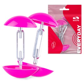 SULPO Hallux Valgus Mini Shoe Stretcher for Men and Women, Ideal for Stilettos, Ballerinas, Moccasins, Kink Protection Shoes, Shoe Width for Adjustable Width, Shoe Stretcher, 1 Pair, pink