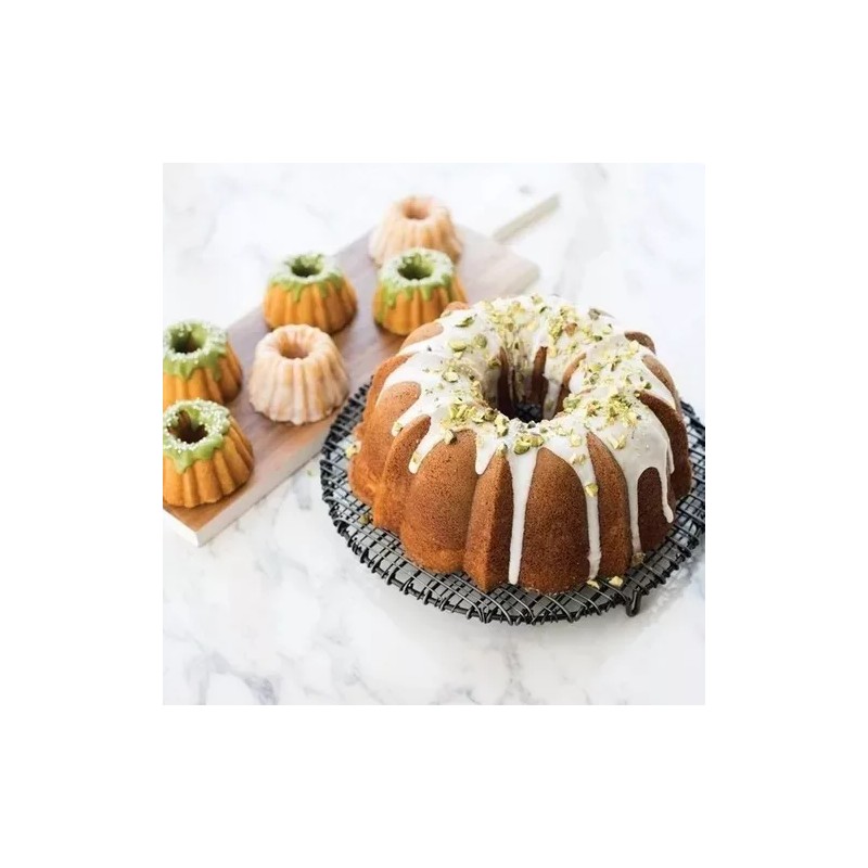 Luxury Molde De Rosca Gelatina Panque De Gajo Antiadherente Acero