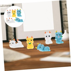 GANAZONO 5Pcs Cartoon Dragon Figurine Durable Dragon Ornaments for Patio and Garden Decor for Outdoor Decoration and Visual Enjoyment