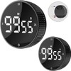 2-Pack Magnetic Digital Kitchen Timers - Large LED Display Countdown/Countup