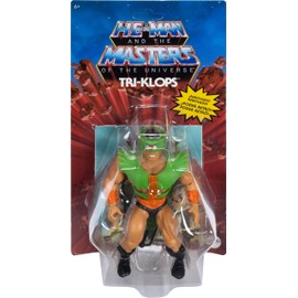Masters of the Universe Origins Action Figure, Tri-Klops Collectible, MOTU Evil 3-Eyed Villain, 16 Posable Joints, 5.5 Inch with Accessories