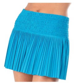 Lucky In Love - Falda larga plisada fruncida para mujer, Turquesa, L