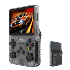 Hihting R36S Retro Handheld Game Console, Retro Games Console, 3.5 Inch IPS Screen 640 X 480 HD Pixels Retro Handheld Gaming Console, XXGB TF Card 20,000 Retro Games, Multiple Emulators Supported