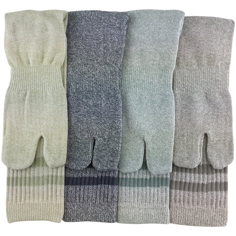 Work Style Ace AG288 Moc Long Socks with Supporters, Heathered