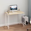 JSB Small Folding Computer Desk with Storage Bag and Hook