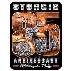 Sticker 2025 Sturgis Motorcycle Rally 85th Scene Limited Edition (2")