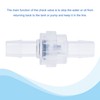 MECCANIXITY Non Return Check Valves, 3/8 Inch Dia. One Way