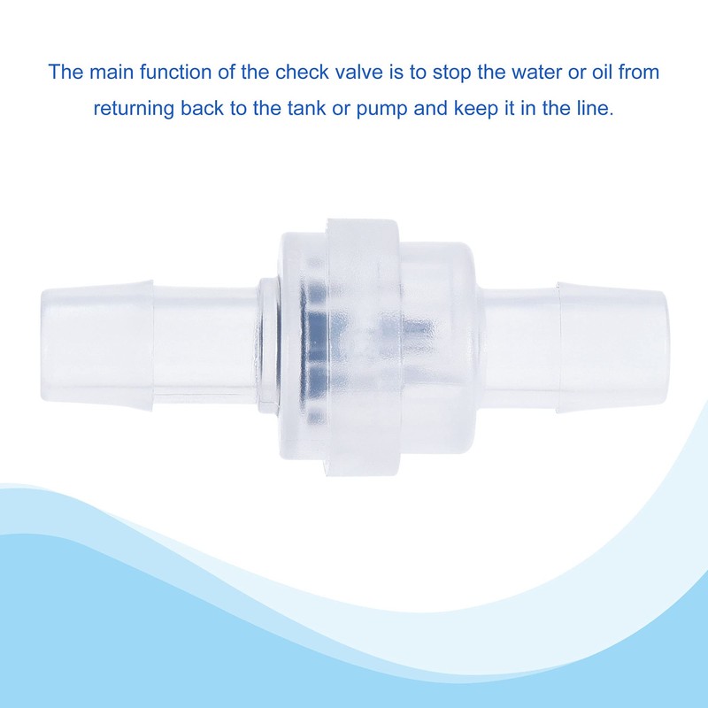 MECCANIXITY Non Return Check Valves, 3/8 Inch Dia. One Way