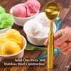 Heavy-Duty 304 Stainless Steel Ice Cream Scoop, Durable, Corrosion-Resistant &