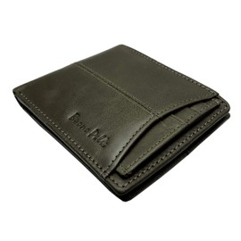 Buono Pelle RFID Blocking Mens Designer Leather Wallet Coin Note Pocket ID Window Gift Boxed