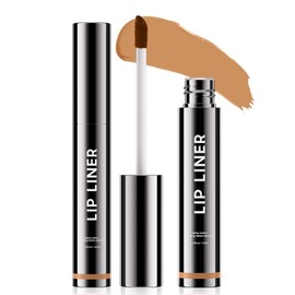 Lip Liner, Lip Stain Peel Off, Matte Finish & Waterproof, Vegan and Cruelty-Free, Non-Stick Cup Lip Tattoo with Matte Finish for A Beauty Lip Look (#02 Cocoa)