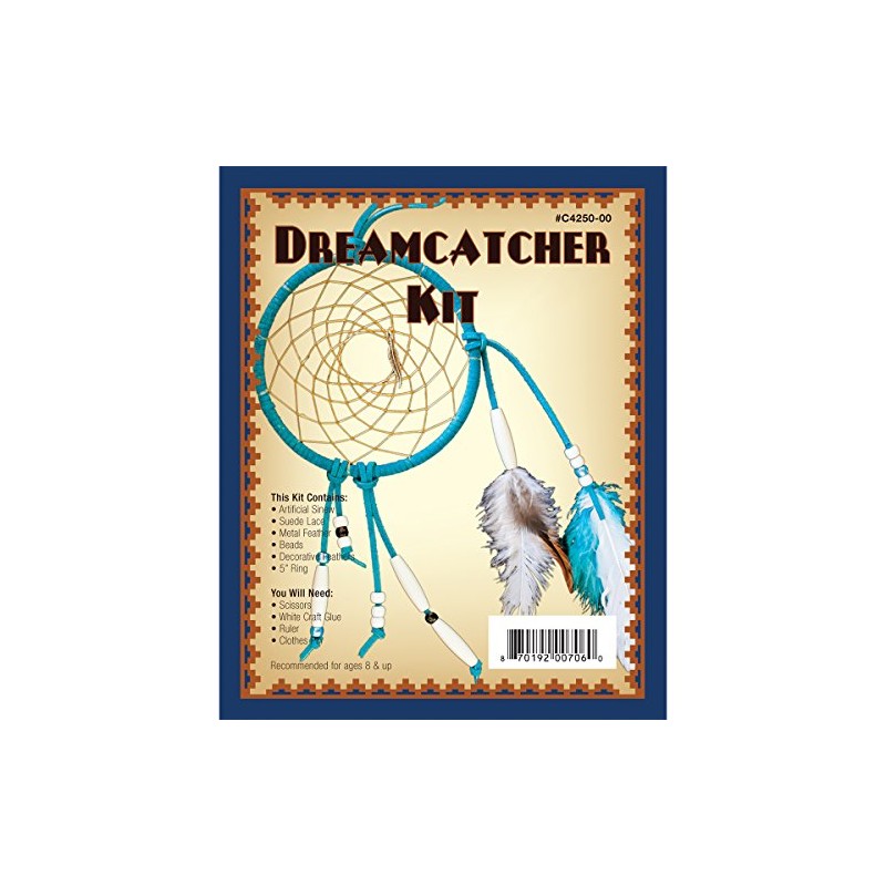 Realeather Crafts Dreamcatcher Kit, 5-Inch, Natural
