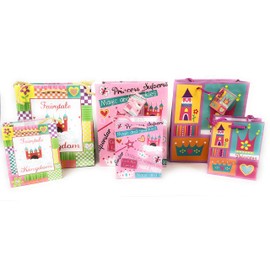 Princess Gift Bag Set of 6 Small Medium Tissue Paper Bundle