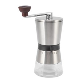 Manual Coffee Grinder 304 Stainless Steel Adjustable Thickness Hand Crank Coffee Grinder Portable Outdoor Coffee Maker