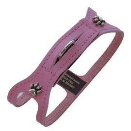 ChokeFree Pet Shoulder Collar, 16-Inch, Non Metallic Pink