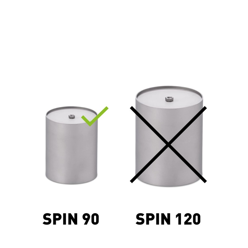 höfats - Spin Raiser 90 Grey - Increases Table Fireplace,