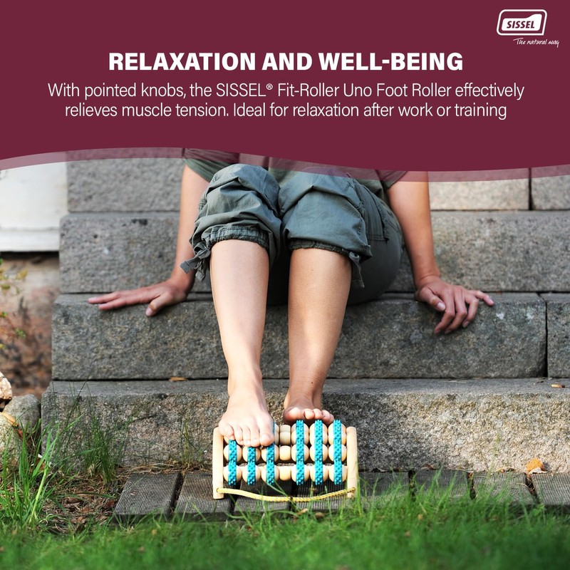 SISSEL Fit-Roller Uno-Foot Roller | Muscle Relaxation and Circulation Enhancement